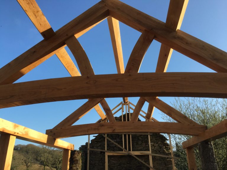 Oak roof frame